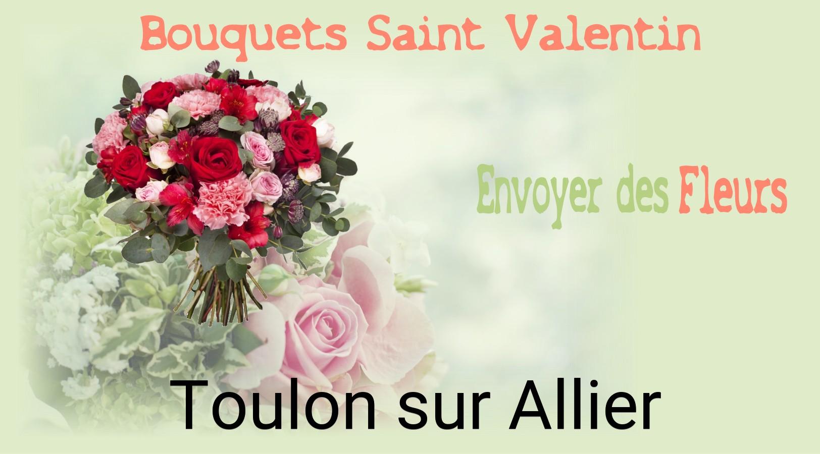 Roses de Saint-Valentin livrées à Toulon-sur-Allier
